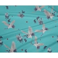 thumbnail image 4 of oneOone Polyester Lycra Fabric Dot|Floral & Stork Bird Print Fabric By Yard 56 Inch Wide, 4 of 4