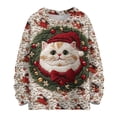 thumbnail image 3 of Mfakffe Christmas Kids Crew Neck Sweatshirt Long Sleeve Cute Casual Pullover Tops Children Winter Festival Outfit for Party, Daily Wear, 3 of 5