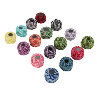 Crochet Cotton Tatting Thread Yarn Combo Size 20-300 Meter 10 Roll