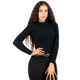 thumbnail image 1 of Sueter Mujer Cuello Unitalla Alto Manga Larga Sueteres Casual Sweater, 1 of 5