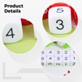 thumbnail image 3 of Classic Acrylic Game Dice Set - 10 Pieces Clear Numeric Dice for Party Games, Math Learning, and More - 0.6 x 0.6 x 0.6 Inches Perfect for Board Games Dungeons & Dragons Educational Activities, 3 of 5