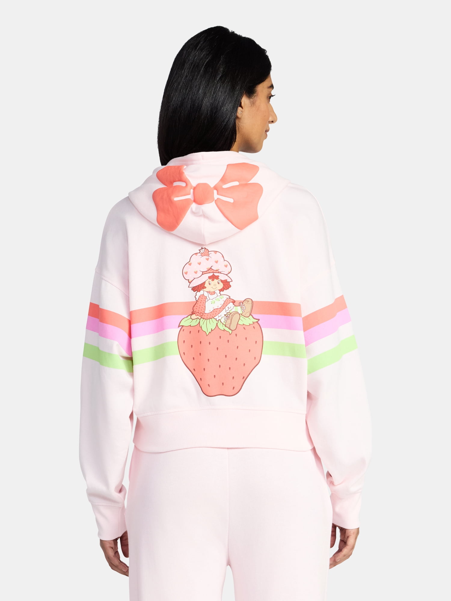 Strawberry Shortcake, Junior's Graphic Zip Hoodie, Sizes XXS-XXL