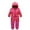 Pink, variant on lnmuld Girls Insulated Ski Overalls Snowsuit Windproof Thermal Winter Wear Softshell Outdoor Pants Jacket Set Size:5-6 Years
