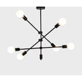 thumbnail image 3 of Bethel International Chandelier Matte Black Metal, 3 of 4