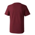 thumbnail image 3 of Ma Croix Men's Crew Neck T-Shirts Solid Short Sleeve Tee (X-Large, Burgundy), 3 of 5