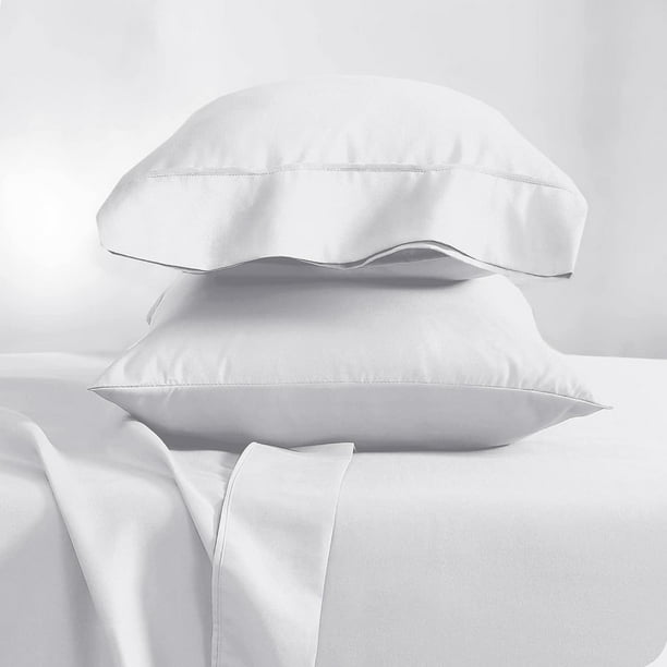 Funda de Almohada 2 Pack King Size Polo One Veloutte Premium blanco