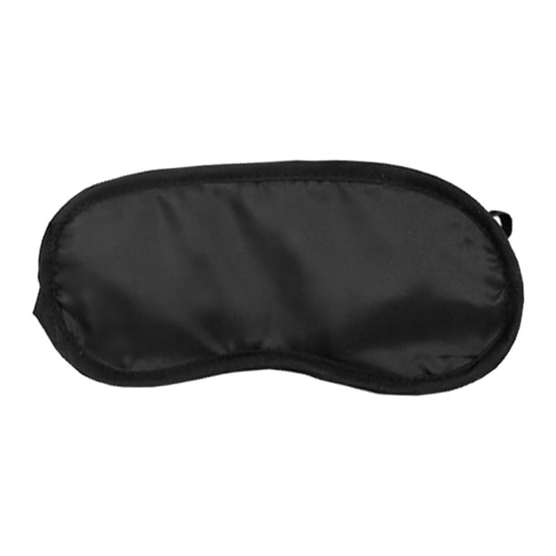 Antifaz de dormir de seda satinada con banda elástica, suave y cómodo para hombres y mujeres, ideal para viajes, oficina en casa o siestas, protege los ojos y bloquea la luz