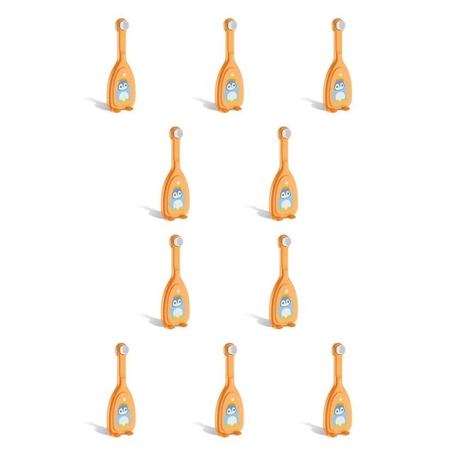 Yuarrent Cepillo de de silicona en forma de U Boquilla para niños enteros de doble cara Mangos de limpieza de anchos Type1 NO1