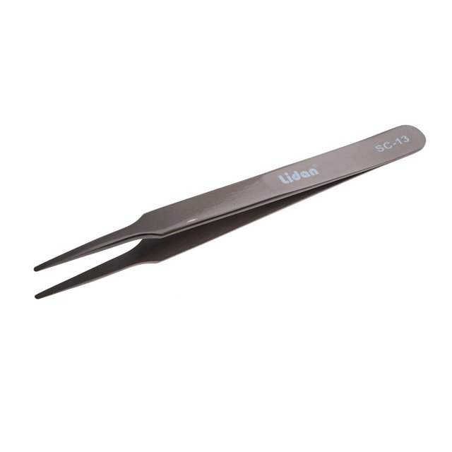 Clip removedor de aplicadores de extensiones de pestañas postizas rectas curvadas inoxidable shamjiam Extensiones de pestañas