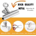 thumbnail image 5 of Metal Hinge Clips, 12 Pack 50mm Bulldog Clips Round, Small Hinge Clips, Binder Gift, 5 of 5
