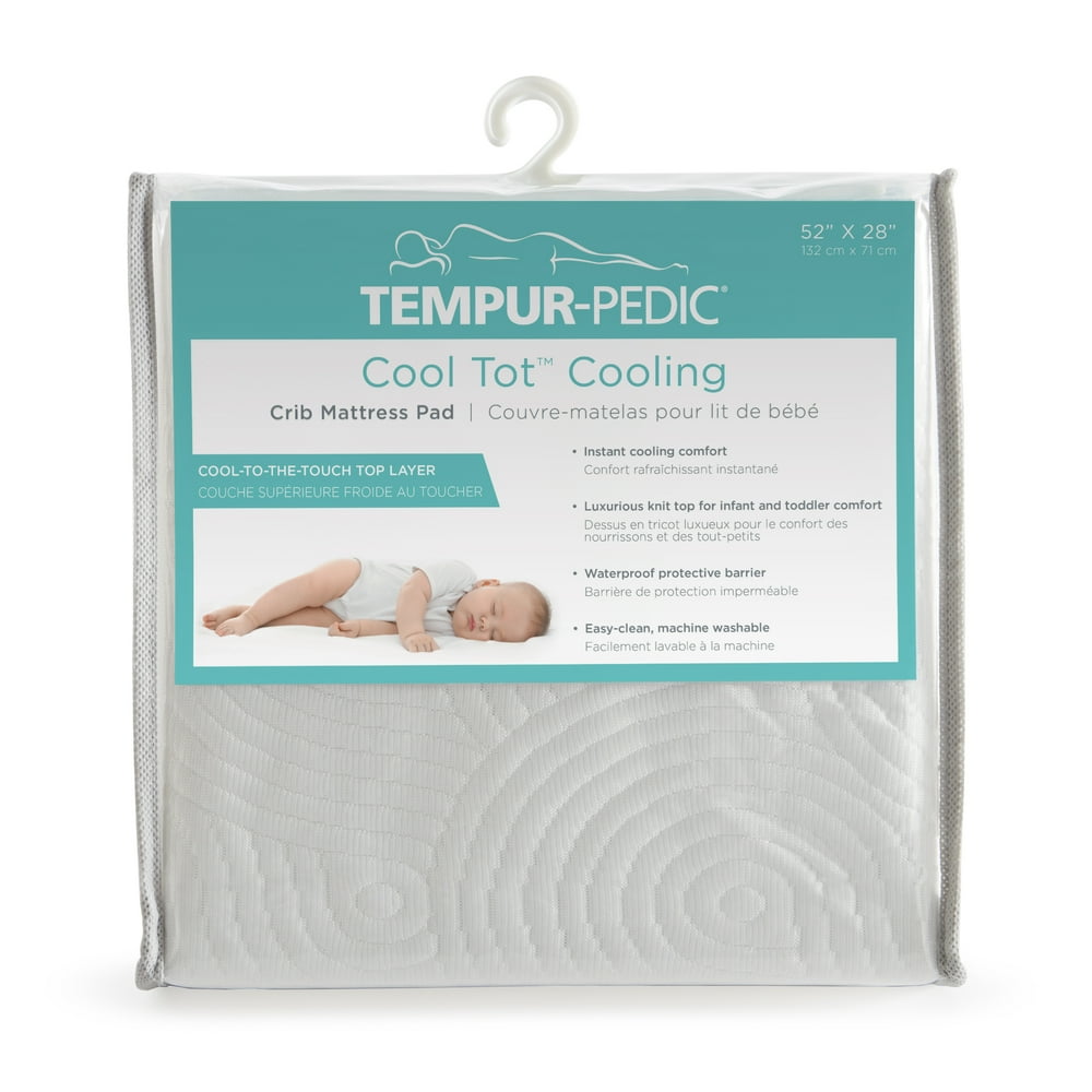 TempurPedic Infant Mattress Pad, Crib, White