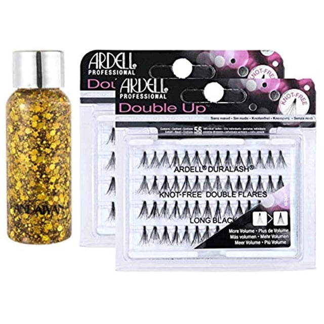 Pestañas Ardell Double Up Duralash anudadas con doble destello
