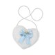 thumbnail image 1 of Bolso de un solo hombro de felpa para niñas en forma de corazón Bolso informal para damas para viajes, vacaciones, fiestas, trabajo Longitud de cadena , Lazo Lazo Yinane Monedero de hombro, 1 of 8