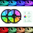 thumbnail image 1 of Tomshine 2x5m 300leds RGB Kit de luces de tira con control remoto IR de 44 teclas Color regulable, 1 of 8