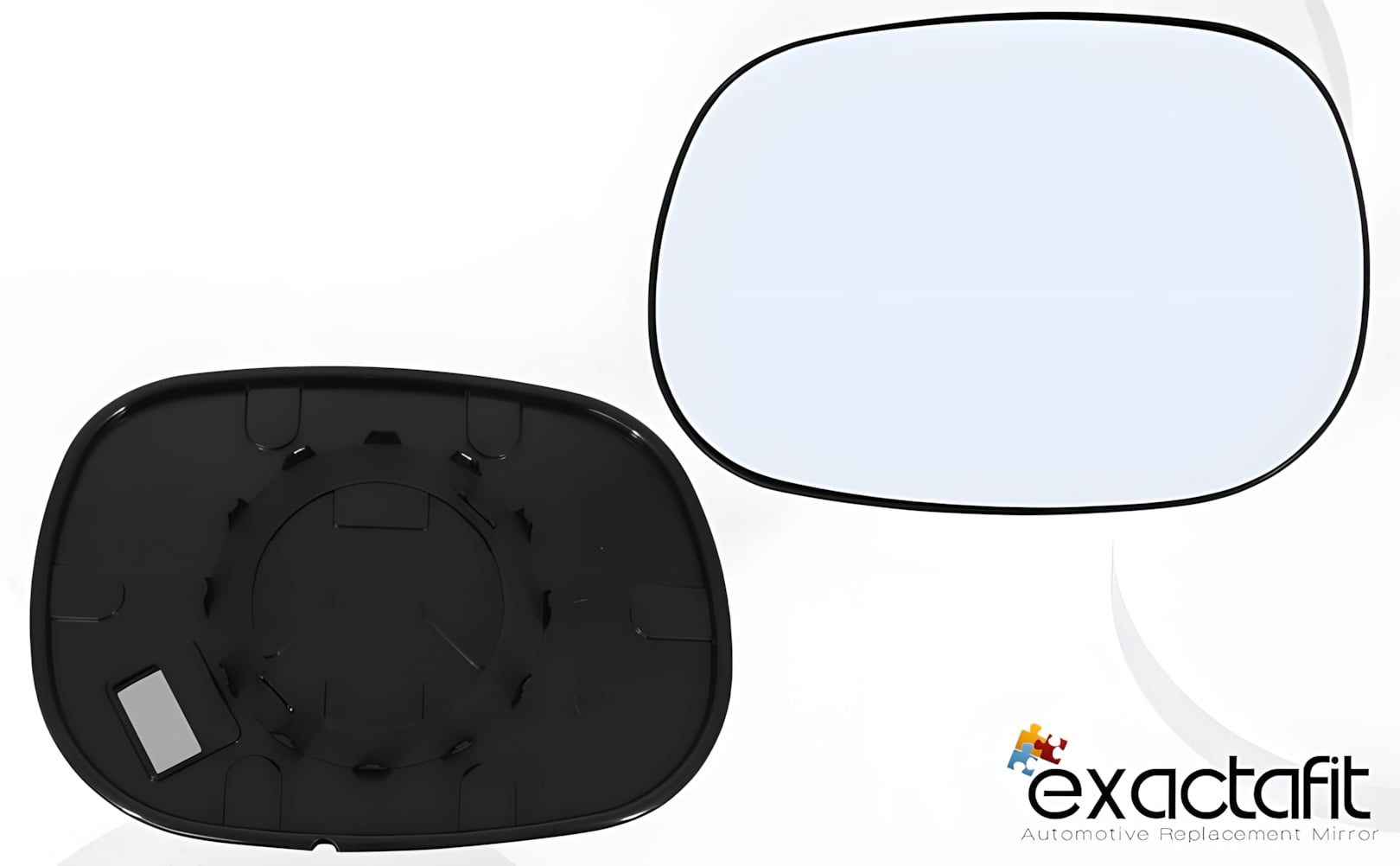Rugged TUFF Driver Side Mirror Glass Replacement for 97-04 Dakota, 98-04 Durango, 98-03 Dodge Ram 1500 2500 3500