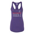 thumbnail image 2 of Wild Bobby, Ford Mustang 50 Years Logo Mach 1 Classic Emblem, Cars and Trucks, Women Racerback Tank Top, Purple Rush, X-Large, 2 of 4