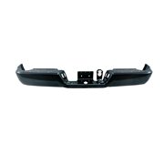 REAR STEP BUMPER FACE BAR; BLACK/PAINT TO MATCH; WITHOUT PARK ASSIST