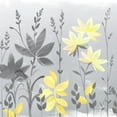 thumbnail image 2 of Northern Lights 15x15 Gold Ornate Wood Framed with Double Matting Museum Art Print Titled - Soft Nature yellow And grey II, 2 of 4