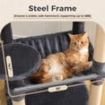 thumbnail image 4 of Pawz Road Cat Tree for Large Cats 56"Tall Cat Tower Condo with Scratching Post for Indoor Cats,Dark Gray, 4 of 17
