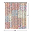 thumbnail image 5 of Pioneer Flower Floral Print Pattern Shower Curtain 72"x84" ,Bathroom Decorative Shower Curtains Set with 12 Hooks,Modern Waterproof Washable Shower Curtain, 5 of 6