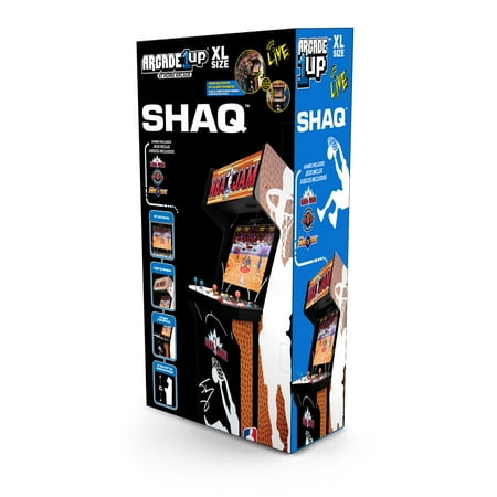 Arcade1Up - NBA Jam SHAQ Edition 19" Arcade with Lit Marquee - Multi