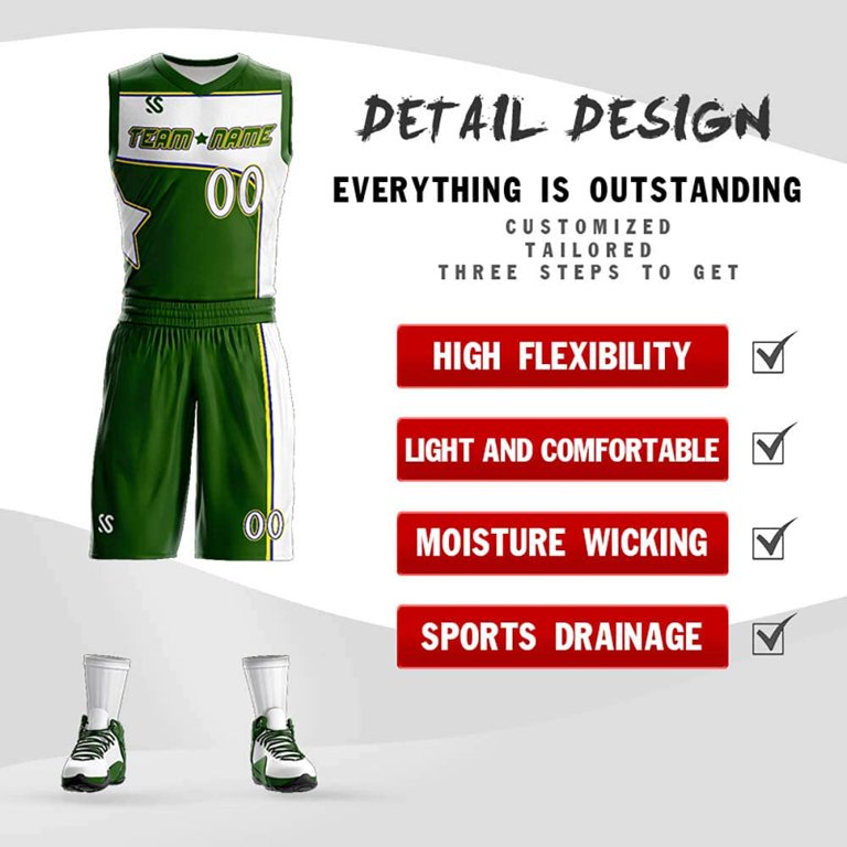 Custom Red Green Baskeball Jersey Uniform Design Sublimation Basketball  Shorts - China Custom Basketball Uniform and Wholesale Basketball Jersey  price