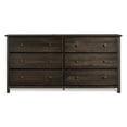 thumbnail image 4 of Grain Wood Furniture Shaker 6-Drawer Dresser, Solid Wood with an Expresso Finish, 4 of 6