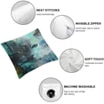 thumbnail image 6 of nygtbtfer Throw Pillow Covers Polyester Pillow Case,Fashionable Decorative Square Pillowcases Covers for Couch Sofa Bed,Living Room Sofa,,(2 pcs),Abstract Grey and Blue White, 6 of 7