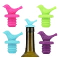thumbnail image 5 of Tapones de vino de silicona, tapón colorido para botella de vino, paquete de 12 tapones selladores al vacío reutilizables con tornillos para licor, 5 of 5