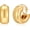 25mm Square Hoops, variant on Gold Clip On Hoop Earrings for Women - Classic Large Chunky Hoops - Non Pierced Minimalistic Clip Earrings