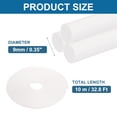thumbnail image 2 of Uxcell 32.8 ft Backer Rod, 11/32 Inch Diameter Foamed Silicone Foam Caulk Saver, Weather Strip Seal for Sealing Concrete Gaps, Expansion Joints, Crack Filling, Doors, Windows, White, 2 of 6