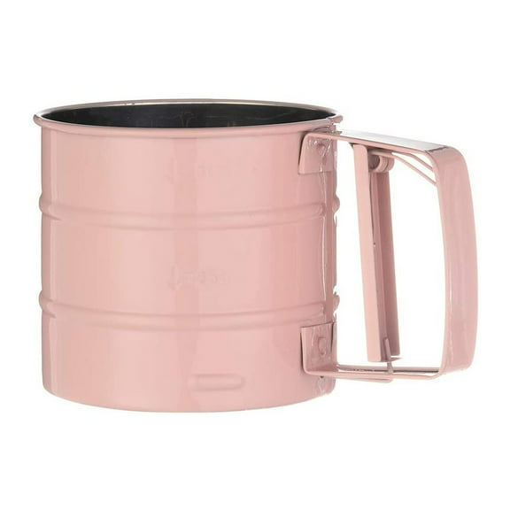 Durable Stainless Steel Flour Sifter, Multi-purpose Sifting Tool with Silicone Grip, Ideal for All Your Baking Needs