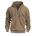 thumbnail image 2 of WELOIJEVBE Men's Fashion Hoodies&Sweatshirts Winter Warm Men's Long Sleeved Hoodie Men's Casual Unique Outdoor Design Solid Color Long Sleeved Hoodie Large Size, 2 of 4
