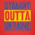 thumbnail image 3 of CafePress - Straight Outta Ukraine Support Ukraine T Shirt - Dark T-Shirt Kids XS-XL, 3 of 4
