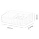thumbnail image 5 of Caja de almacenamiento para baño, soporte para maquillaje, transparente, moderna, para escritorio Compartimento Blanco, 5 of 9
