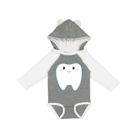 

Inktastic Cute Tooth Gift Baby Boy or Baby Girl Long Sleeve Bodysuit