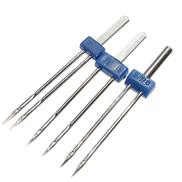 Accessoires 3 Pcs Aiguilles Doubles 2/3/4MM Épingles à Coudre Doubles Accessoires de Machine à Coudre