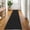 Black/Dark Grey, variant on Runners for Hallways 2x10 ft Washable Kitchen Runner Non Slip Rubber Backed Hallway Rugs Cotton Entryway Runner Rug Floor Carpet for Indoor Hall, Backdoor, Kitchen, Orange/Tan