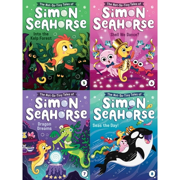 The Not-So-Tiny Tales of Simon Seahorse The Not-So-Tiny Tales of Simon Seahorse Collected Set #2: Into the Kelp Forest; Shell We Dance?; Dragon Dreams; Seas the, (Paperback)