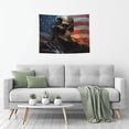 thumbnail image 5 of Kdxio Cyberpunk Skull American Flag Wall Hanging Tapestries Banner For Bedroom College Dorm Home Living Room Party Decor 29X37 In, 5 of 8