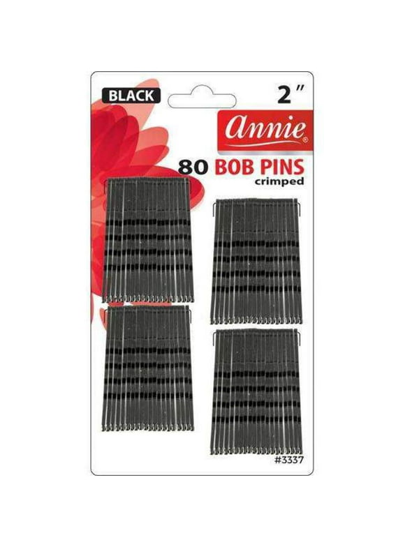 ANNIE - Bobby Pins 2 80PCs BLACK #3337