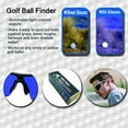 thumbnail image 3 of grinderPUNCH Men's Golf Ball Finder Glasses - True Blue Lens - Sports Style Frame - Wrap Around Sunglasses, 3 of 5