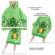 thumbnail image 5 of Sudadera con capucha de gran tamaño para niños, franela suave y cálida, sudadera de manga larga con estampado de dibujos animados, ropa de dormir, 5 of 6