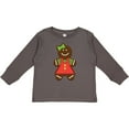 thumbnail image 3 of Inktastic Gingerbread Girl Christmas Boys or Girls Long Sleeve Toddler T-Shirt, 3 of 5