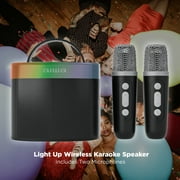 Aiwa Light up Wireless Karaoke Speaker, Black, AI6029-BLK