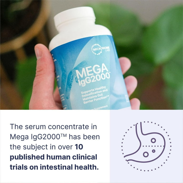 Microbiome Labs Mega IgG2000 Capsules - Dairy Free Bovine