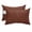 Brown, variant on Dark Brown Outdoor Pillows for Chaise Lounge Chair Waterproof Lumbar Pillows with Insert&Strap Beach Headrest Pillow Vintage Country Monochrome Chocolate Color Pillow for Patio Pool 11"x16"