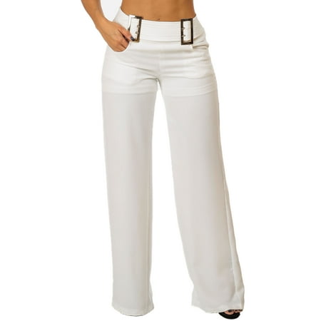 Womens wide leg white jeans