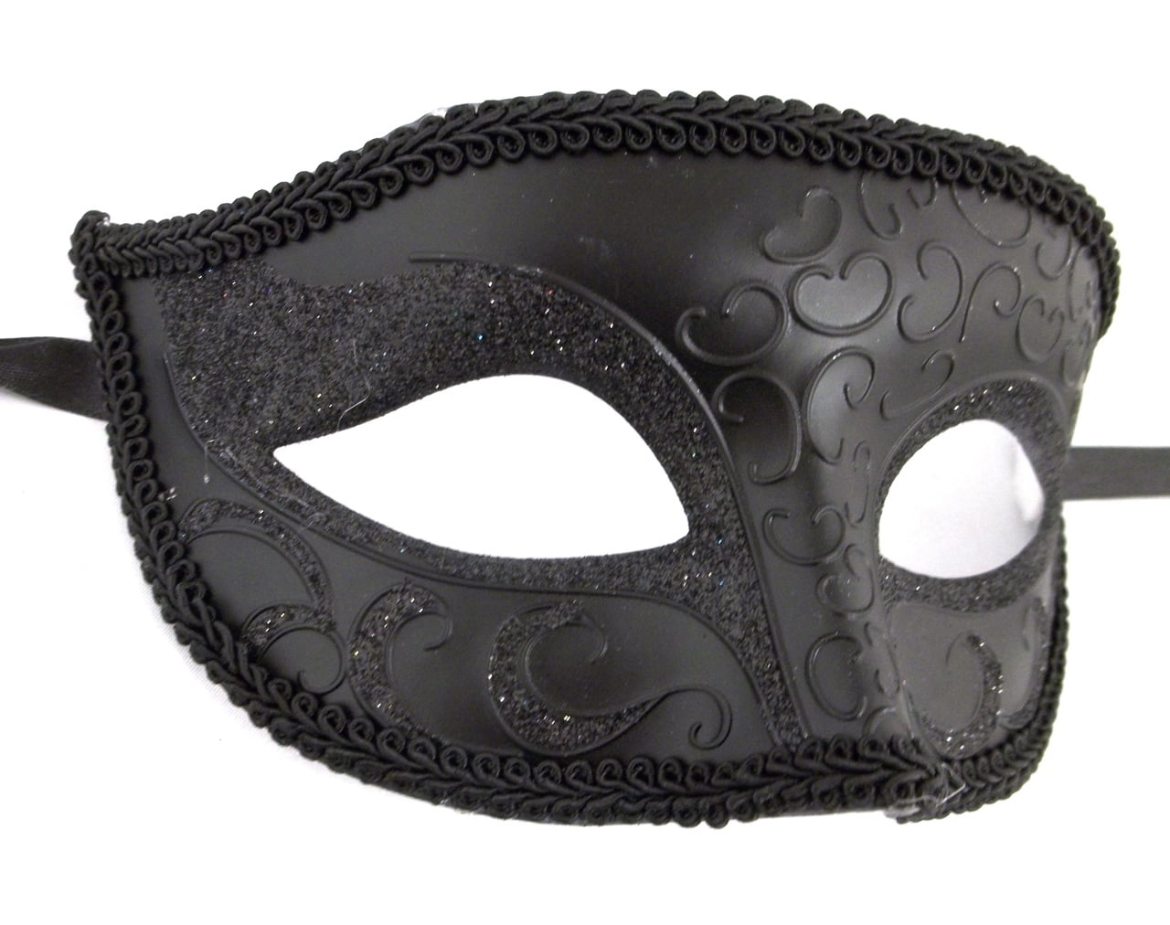 Gold/Black Venetian Mardi Gras Masquerade Mask Half Face Halloween Party Mask 