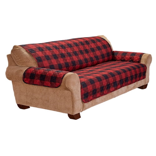 Red Buffalo Check Sofa Baci Living Room